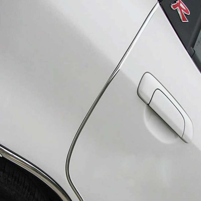 5m Car Decorative Strip PVC Chrome Decoration Strip Door Seal Window Seal(Grey)