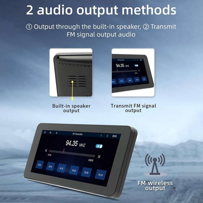 B5368 Portable Car MP5 Player 6.86 inch Wireless CarPlay, Support Mobile Phone Interconnection