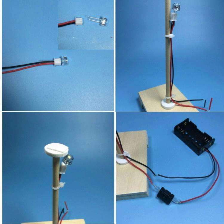 Creative DIY Small Table Lamp Technology Small Production Primary School Students Manual Material...
