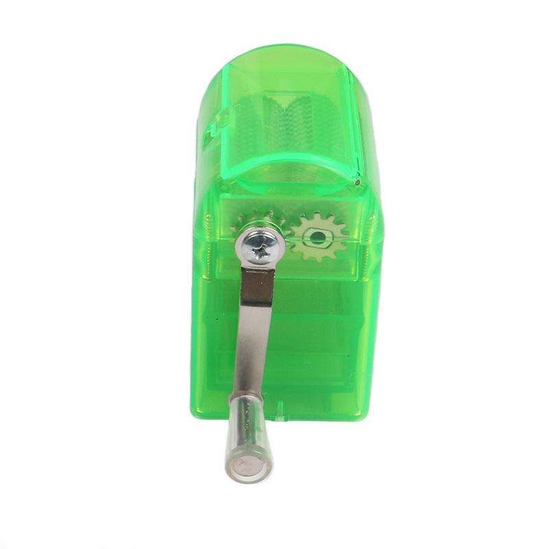 MYQ-053 Hand-cranked Cigarette Grinder Cigarette Puller Plastic Drawer Grinder(Black)