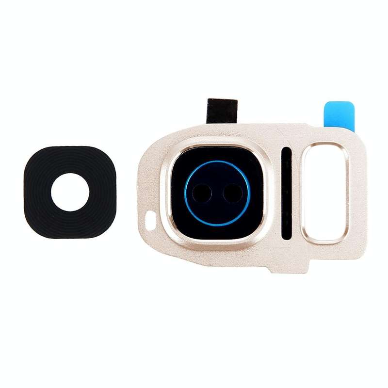 For Galaxy S7 Edge / G935 10pcs Camera Lens Covers (Gold)
