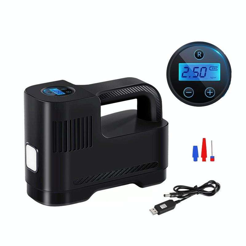 Portable Multi-Function Smart Car Inflatable Pump Electric Air Pump, Style: Wireless With Light D...