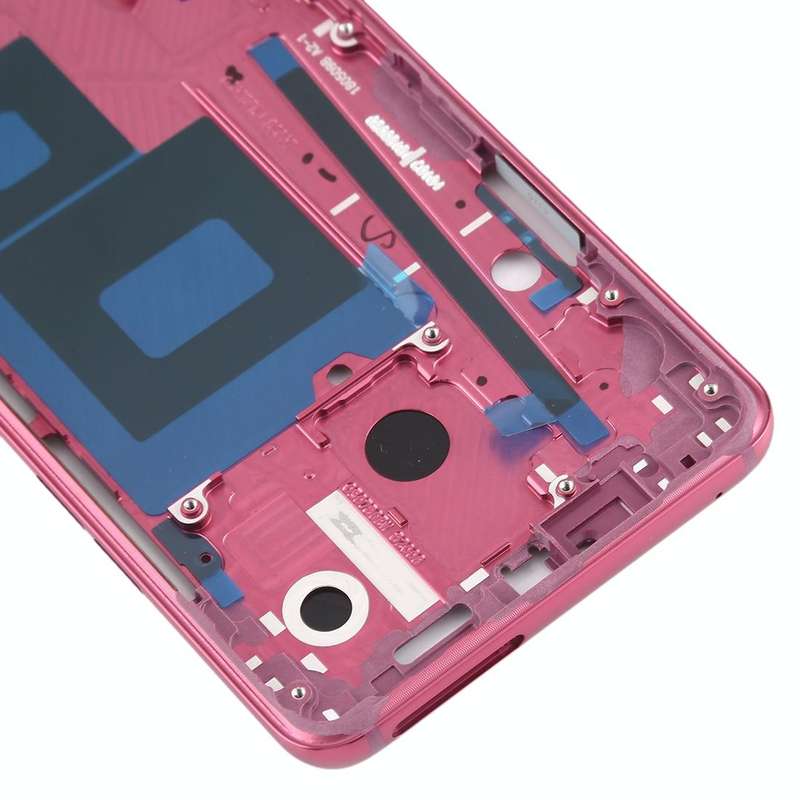 Front Housing LCD Frame Bezel Plate for LG G7 ThinQ / G710 (Pink)