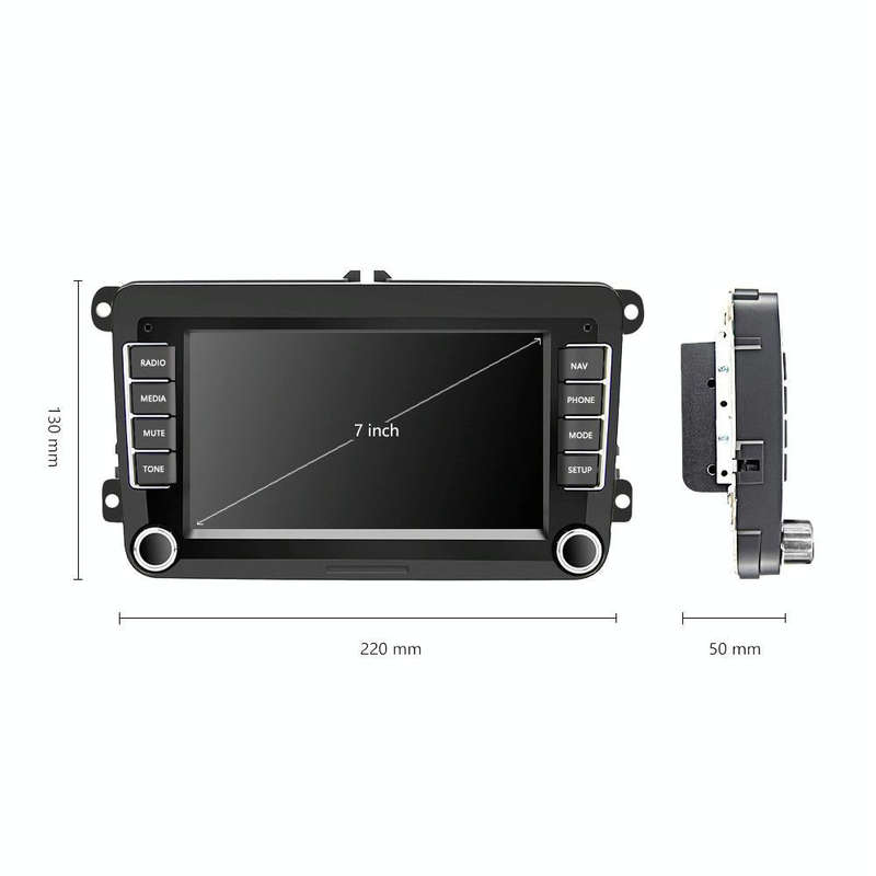 A3040 For Volkswagen 7-inch 2+32G Android Car Navigation Central Control Large Screen Player With...