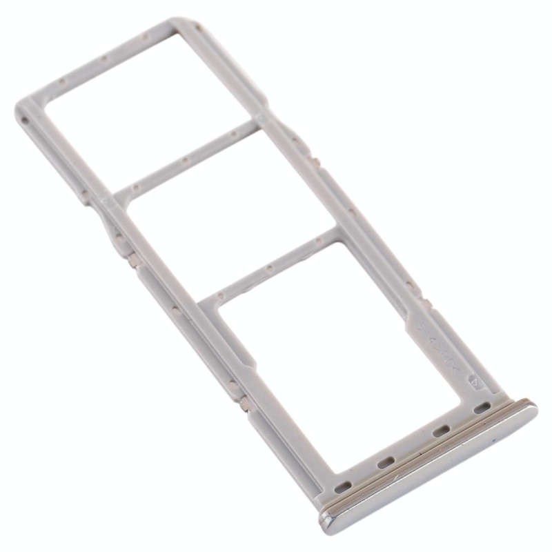 For Galaxy A70 SIM Card Tray + SIM Card Tray + Micro SD Card Tray (Grey)