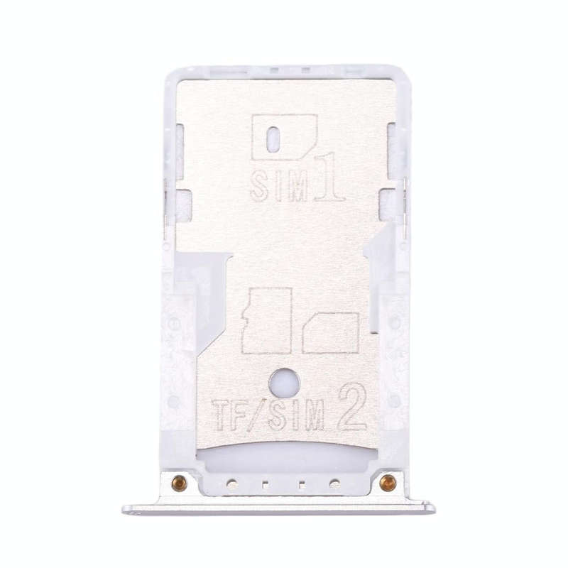 For Xiaomi Redmi Note 4 SIM & SIM / TF Card Tray(Silver)