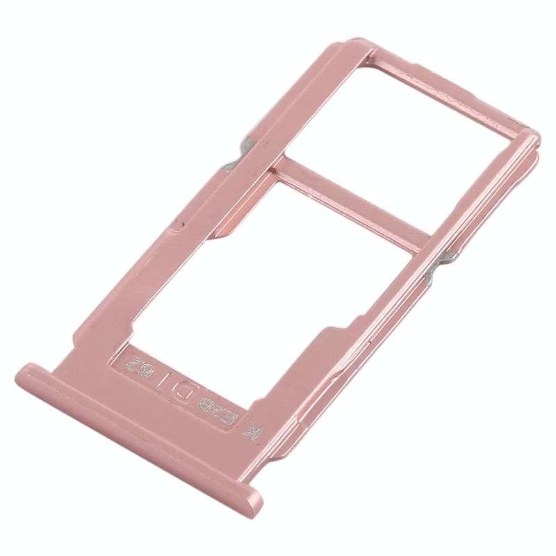 For OPPO R11 Plus SIM Card Tray + SIM Card Tray / Micro SD Card Tray (Rose Gold)