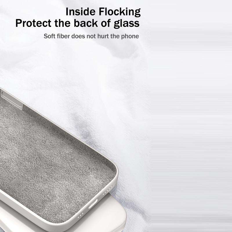 For Samsung Galaxy A71 Solid Color Imitation Liquid Silicone Straight Edge Dropproof Full Coverag...