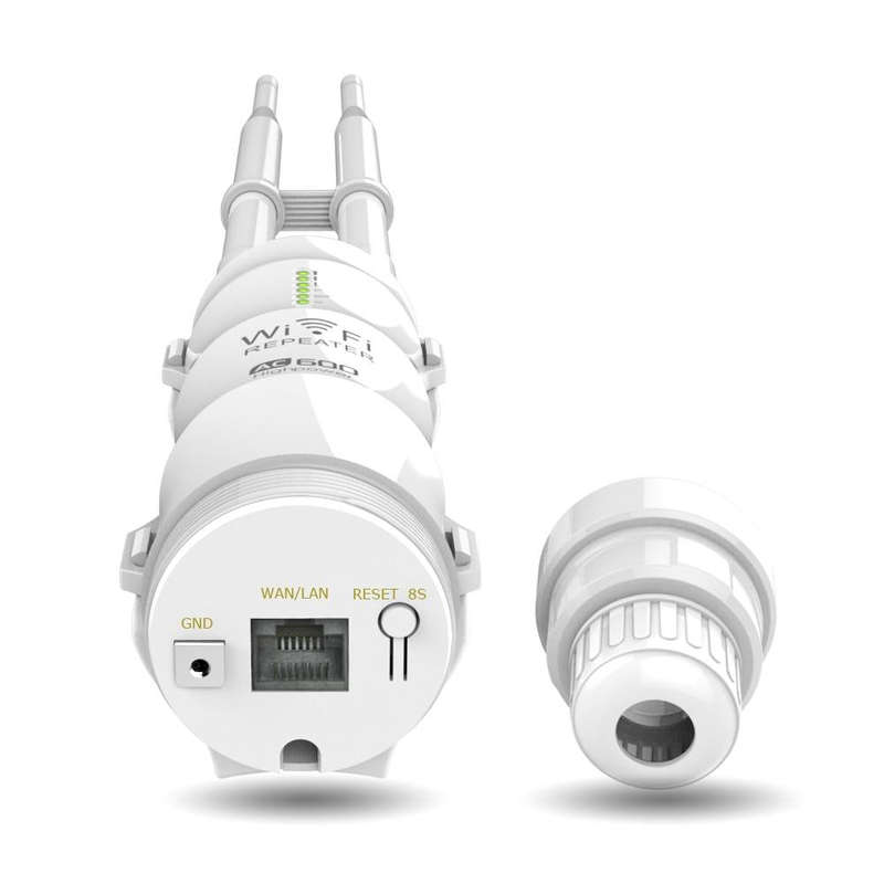 WAVLINK AC600 AP 2.4G/5G Dual Frequency Outdoor High Power Repeater, Pulg Type:UK Plug