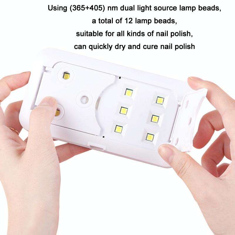 BLUEQUE USB Powered Nail Manicure Handheld UV Phototherapy Machine(Mini-10)