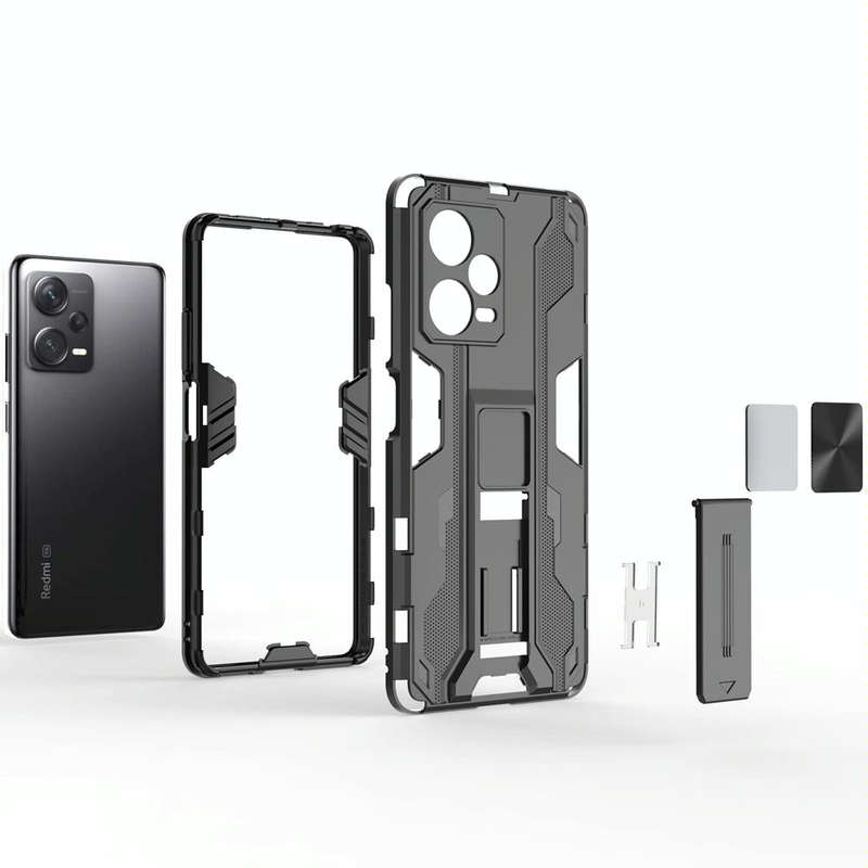 For Xiaomi Redmi Note 12 Pro+ China Supersonic PC + TPU Shock-proof Protective Case with Holder(G...