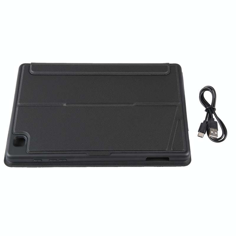 T610B-AS Pivot Backlight Upper Pen Tray Bluetooth Keyboard Leather Case For Samsung Galaxy Tab S6...