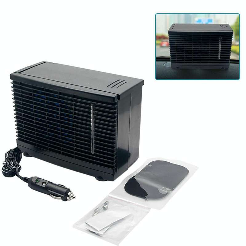 24V Large Truck Model Car Air Conditioner Fan Water Refrigerator Fan Car Water Cooler Fan Car Coo...