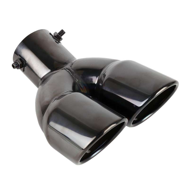 Universal Car Styling Stainless Steel Elbow Exhaust Tail Muffler Tip Pipe, Inside Diameter: 7.2cm...