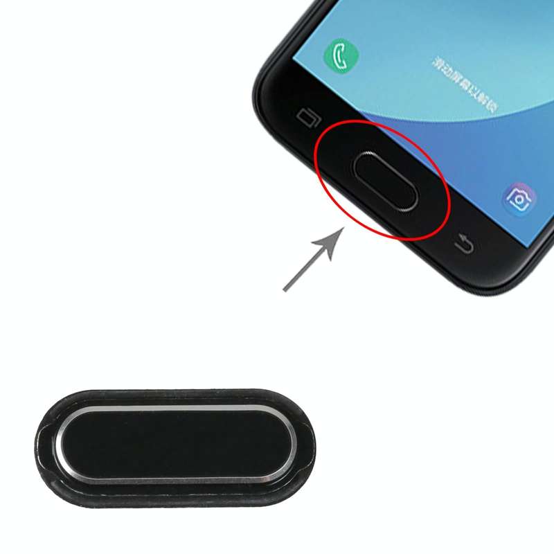 Home Key for Samsung Galaxy J3 2017/J5 2017/J7 2017 SM-J330 SM-J530 SM-J730 (Black)