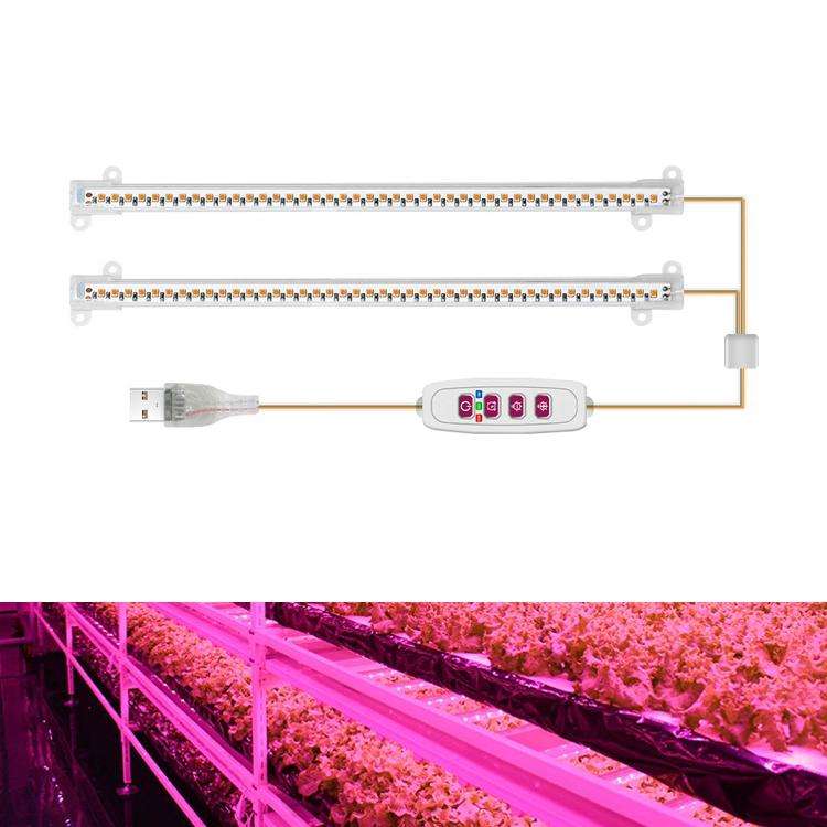LED Plant Growth Lamp Time Potted Plant Intelligent Remote Control Cabinet Light, Style: 30cm Two...