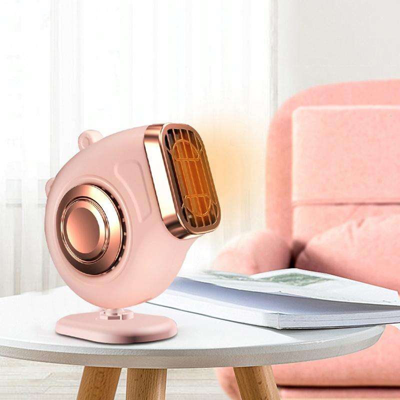 Portable Car Dashboard Electric Heater Winter Defroster, Voltage:12V(Pink)