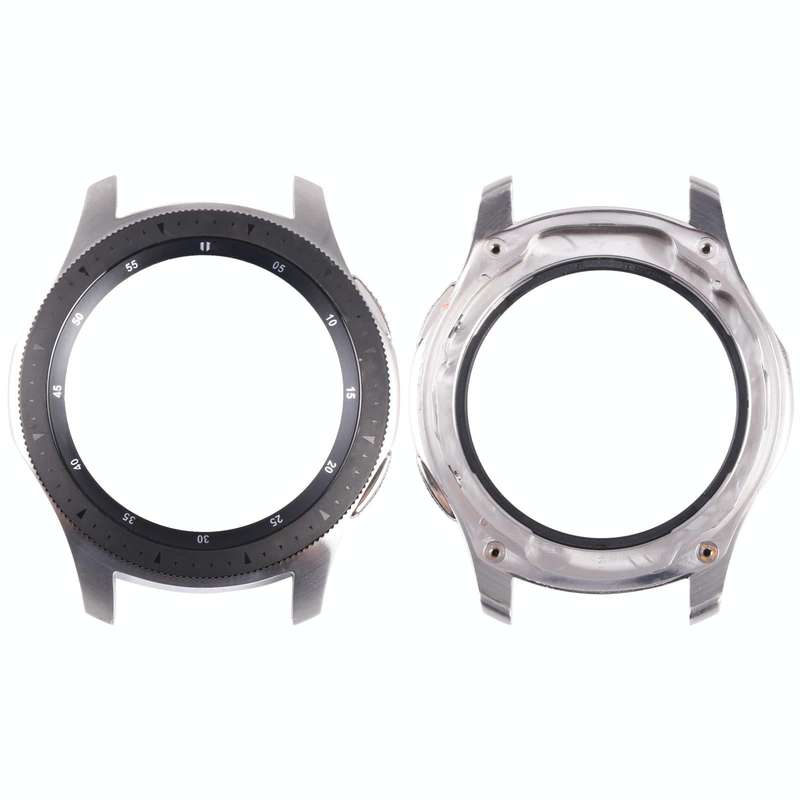 Original LCD Screen Frame Bezel Plate For Samsung Galaxy Watch 46mm SM-R800 (Silver)
