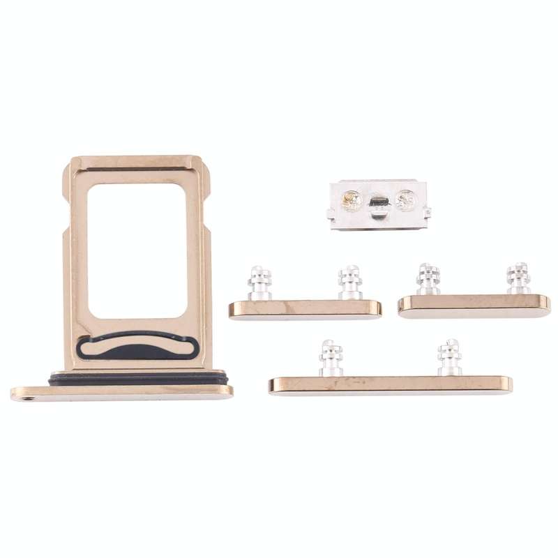 SIM Card Tray + SIM Card Tray + Side Keys for iPhone 12 Pro(Gold)
