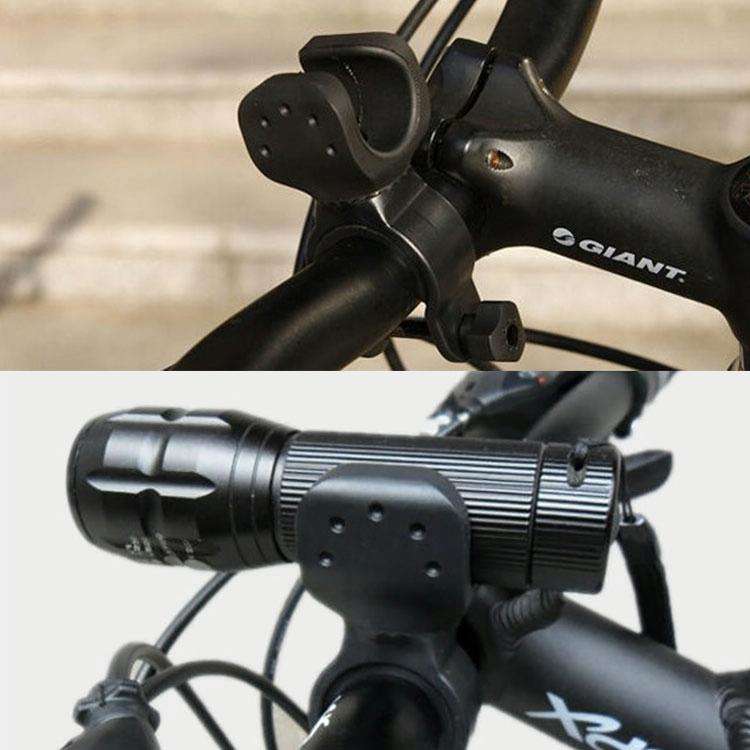 5 PCS 360 Degrees Rotation Mount Holder Clip Clamp, for Bicycle Bike Flashlight