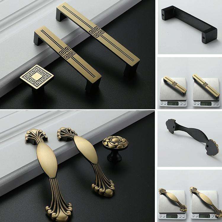 1006-128 Cabinet Wardrobe Door Handle Solid Copper Door Handle