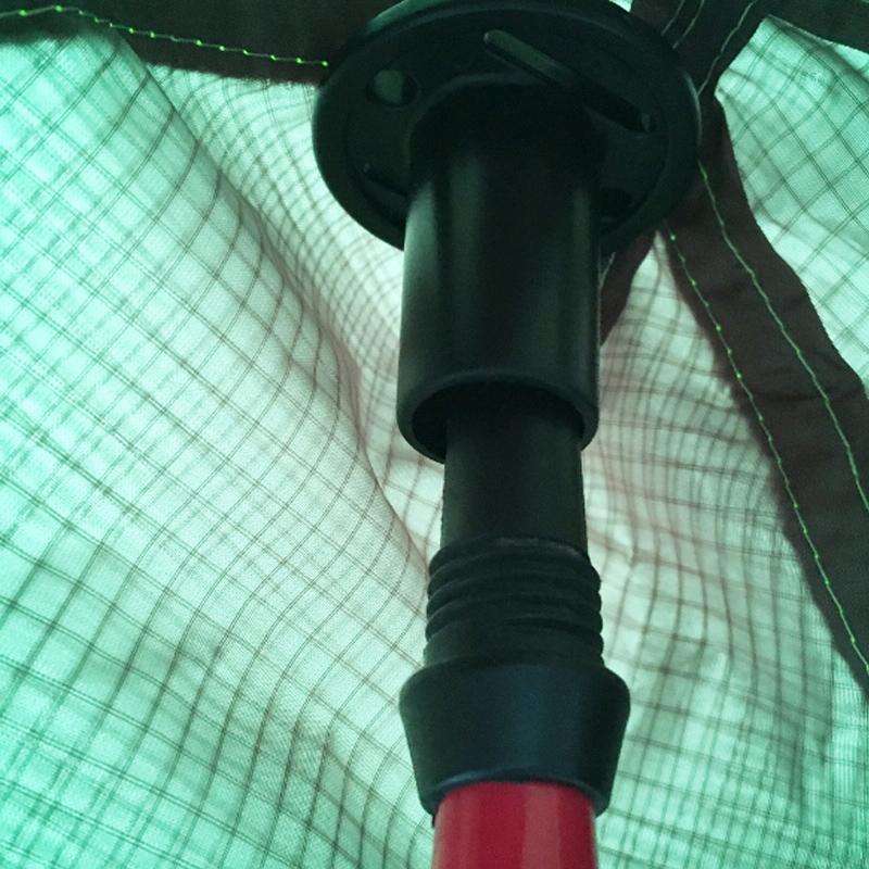 2 PCS Anti-puncture Plug Cap Alpenstock Support Bar Protective Case Anti-burst Tent Pole Plastic ...