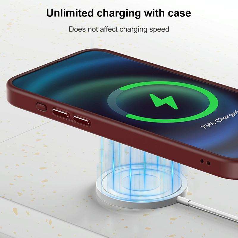 For iPhone 13 Brilliant Series MagSafe Micro-frosted Anti-fingerprint PC Phone Case(Black)