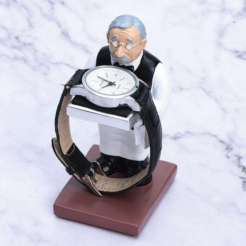 Watch Shelf Support Decorative Ornaments Watch Storage Box Display Stand, Item No.: Small Astronaut