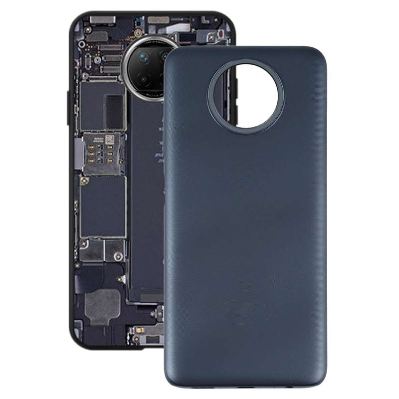 Original Battery Back Cover for Xiaomi Redmi Note 9 5G / Redmi Note 9T M2007J22G M2007J22C(Black)