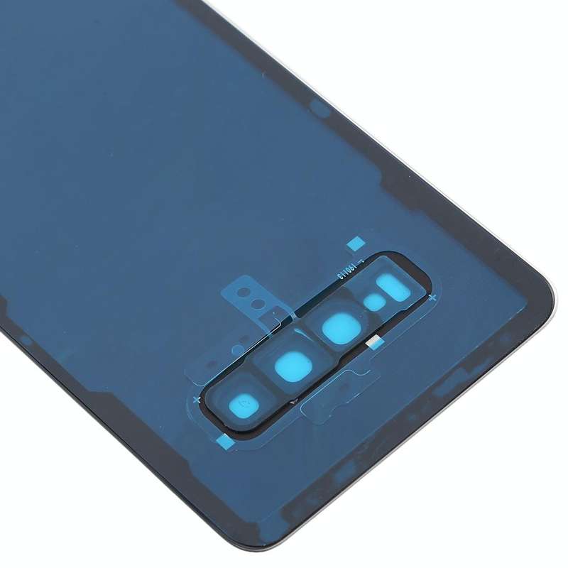 For Galaxy S10+ Battery Back Cover with Camera Lens (Black)