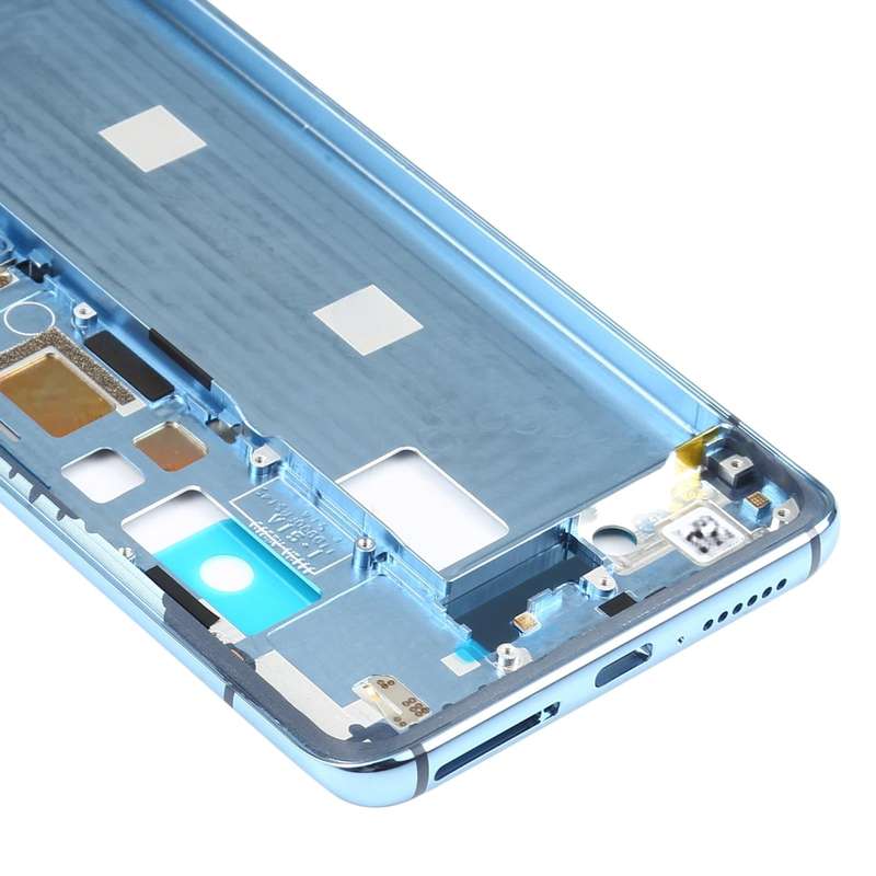 Original Front Housing LCD Frame Bezel Plate for Xiaomi Mi 10S(Blue)