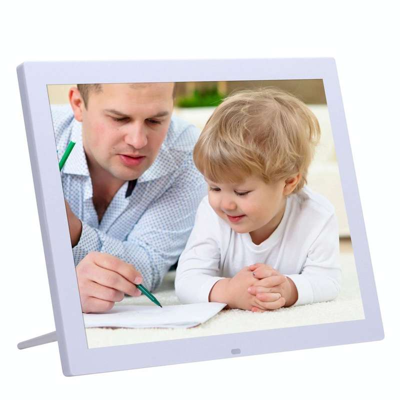 15 inch HD LED Screen Digital Photo Frame with Holder & Remote Control, Allwinner, Alarm Clock / ...