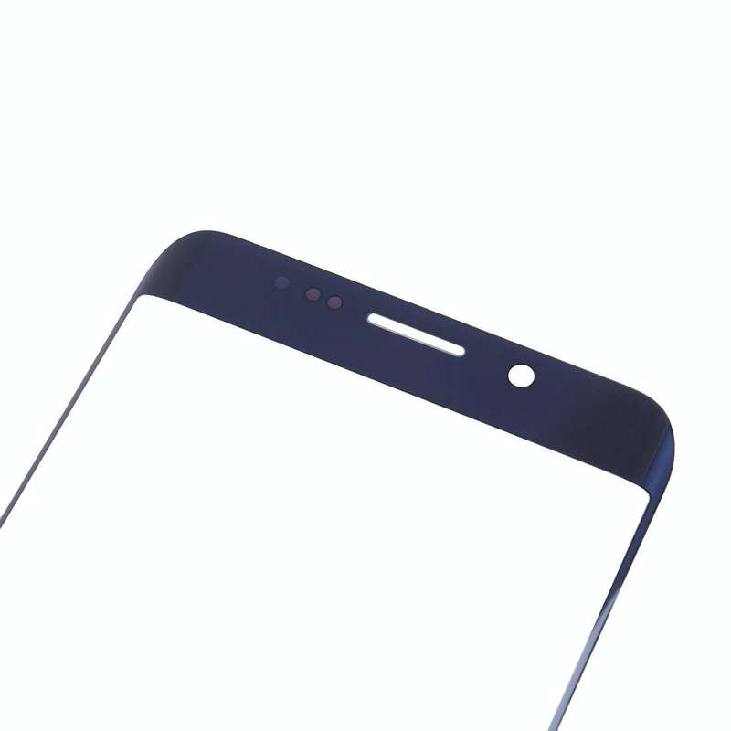 For Galaxy S6 Edge+ / G928  Front Screen Outer Glass Lens (Dark Blue)