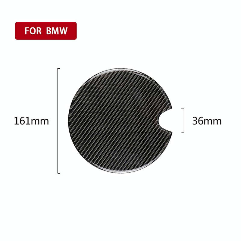 Car Fuel Tank Cover Carbon Fiber Decorative Sticker for BMW Mini Cooper R50 / R52 / R55 / R56 / R...
