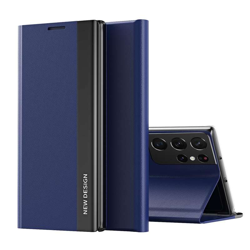For Samsung Galaxy S20 Ultra Side Electroplated Magnetic Ultra-Thin Horizontal Flip Leather Case ...