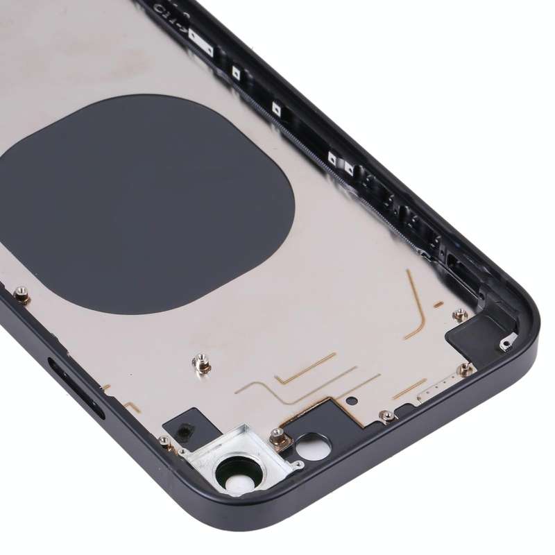 Back Housing Cover with Appearance Imitation of iP14 for iPhone XR(Black)