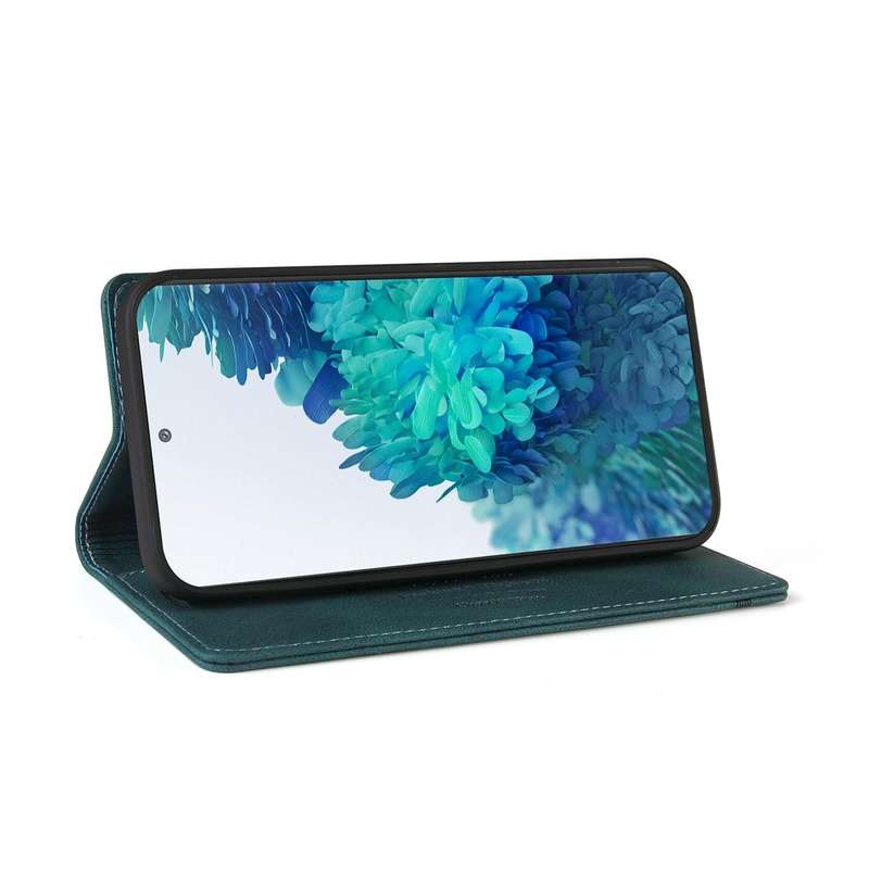 For Samsung Galaxy S20 FE Skin Feel Anti-theft Brush Horizontal Flip Leather Case with Holder & C...