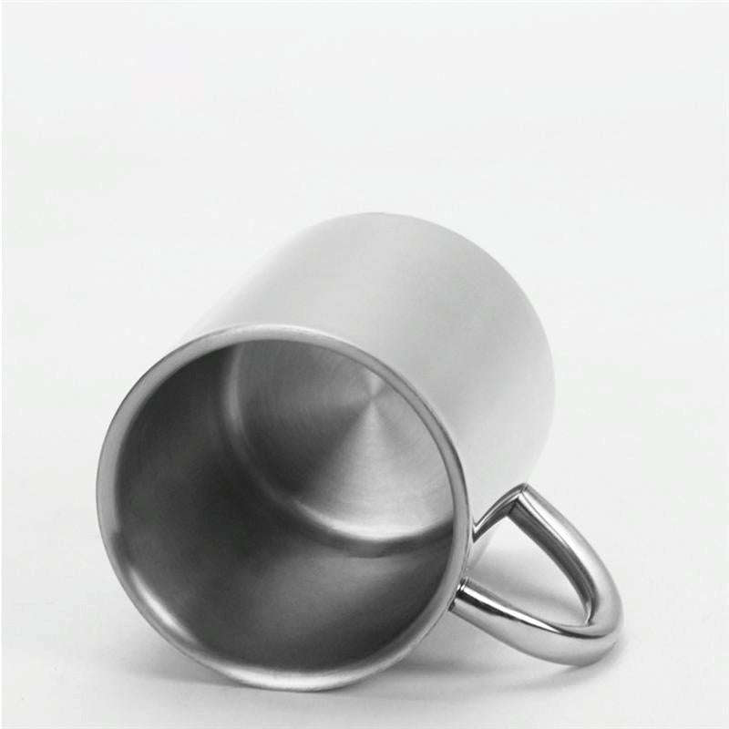 304 Stainless Steel Double Insulation Coffee Drink Milk Water Mugs Durable Drinking Cup with Lid ...