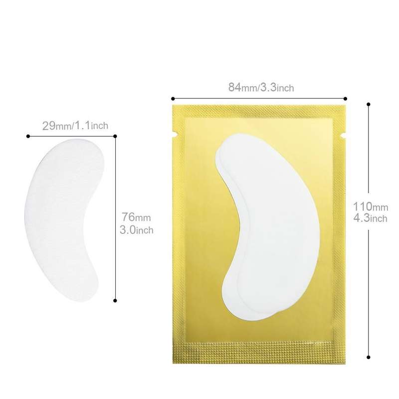 50 PCS Paper Patches Eyelash Under Eye Pads Lash Eyelash Extension Paper Patches Eye Tips Sticker...