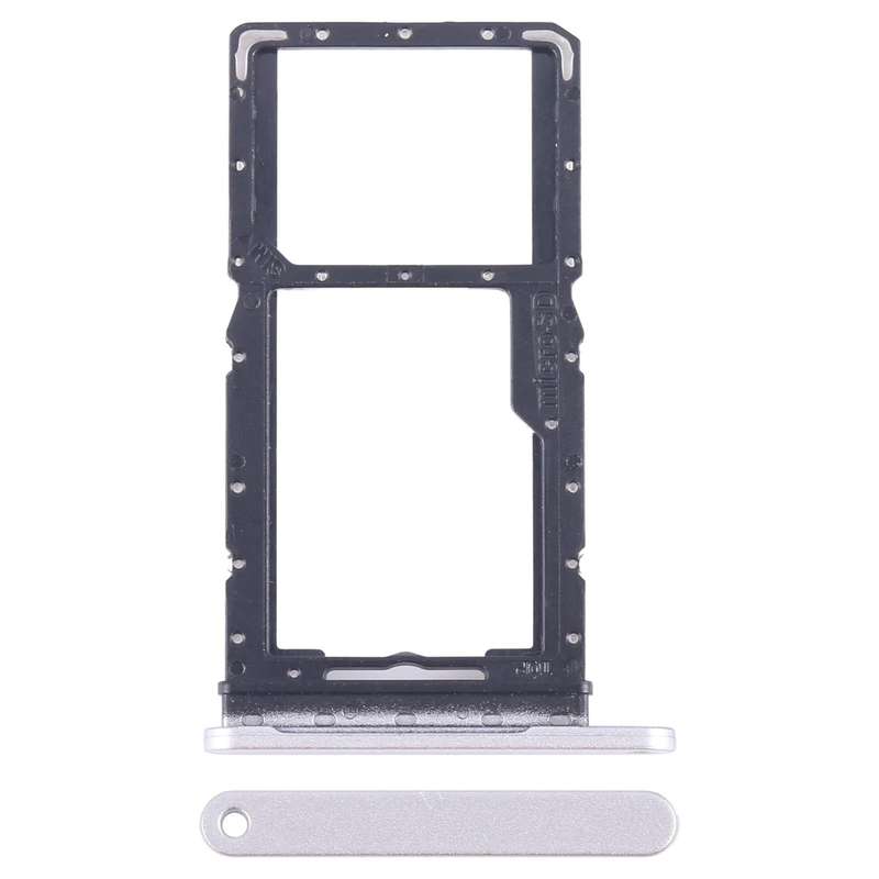 For Samsung Galaxy Tab A9 SM-X115 Original SIM + Micro SD Card Tray (Silver)