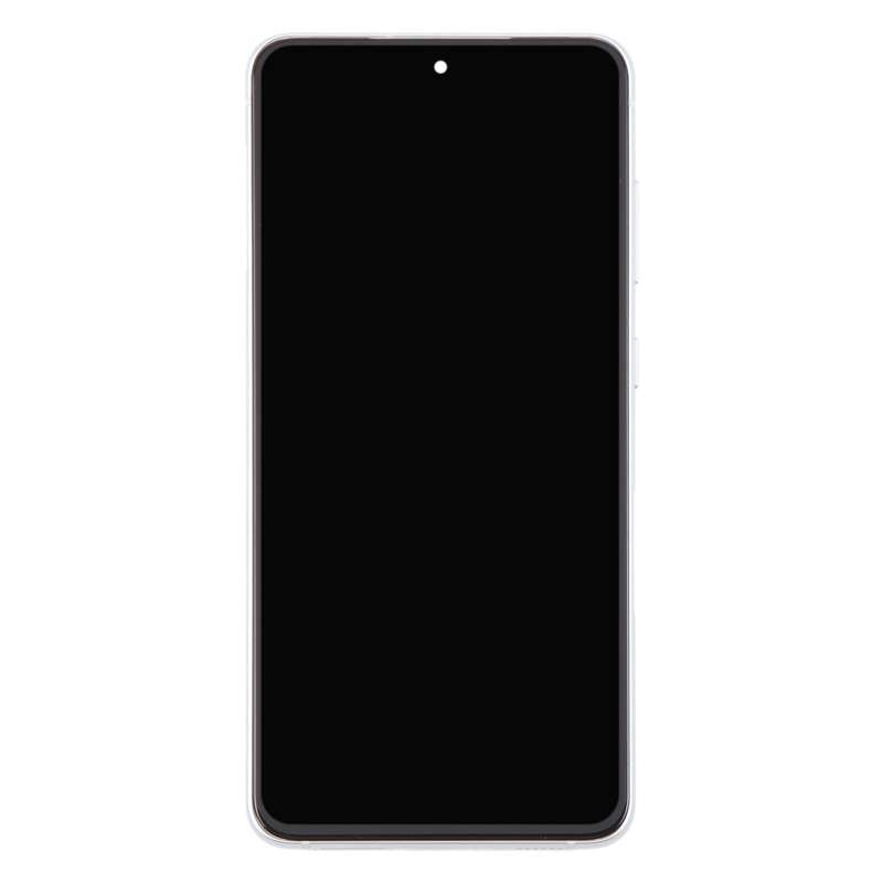 For Samsung Galaxy S21 FE 5G SM-G990B Original LCD Screen Digitizer Full Assembly with Frame (White)