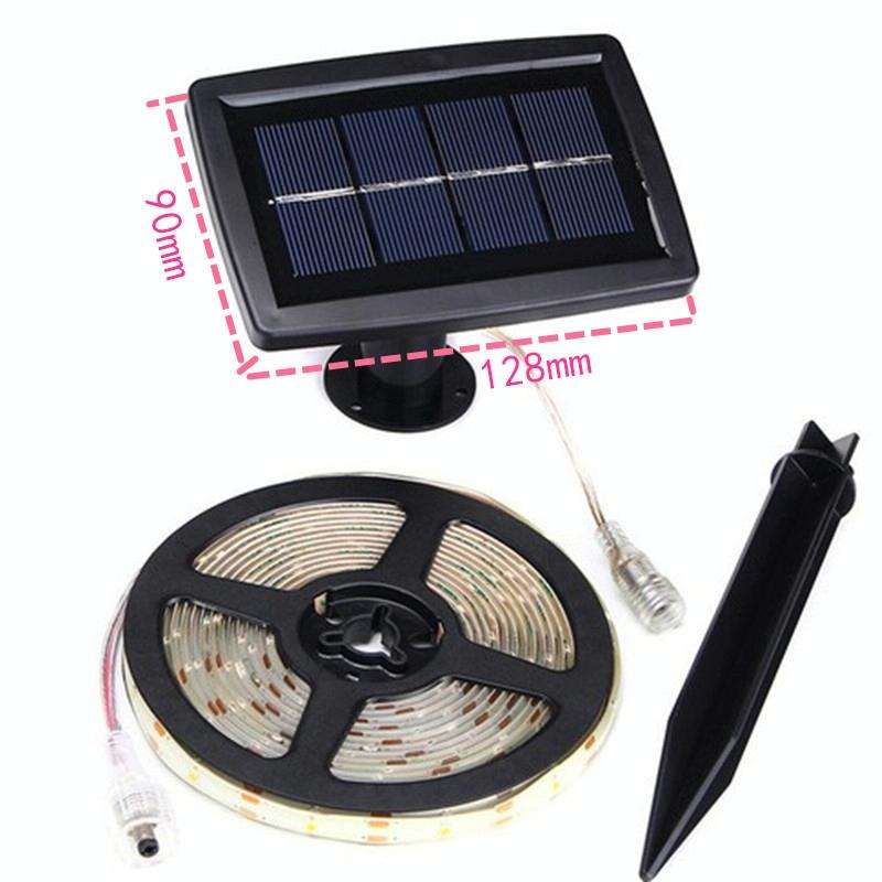 TYN002 5m 150 LEDs Solar Powered Garden Decoration LED Light Strip(Cool White)