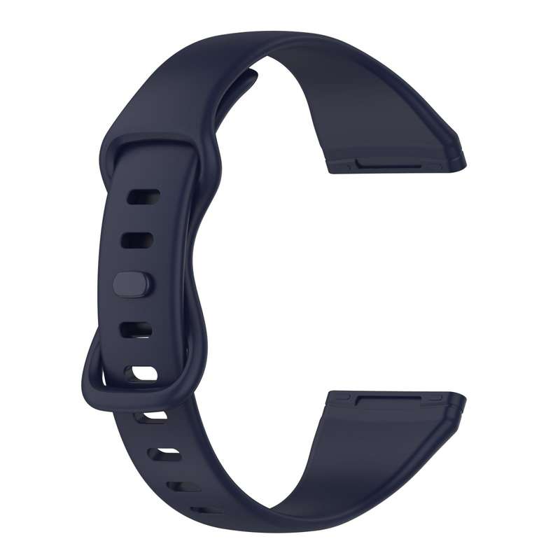 For Fitbit Versa 4 / Versa 3 / Sense Universal TPU Watch Band, Size:L(Dark Blue)