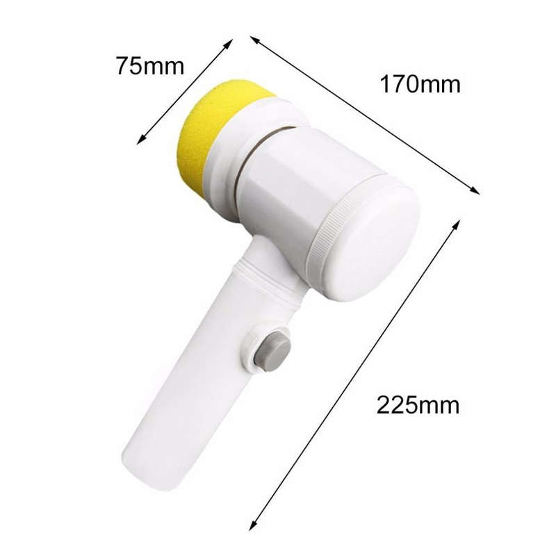 5 in 1 Multifunctional Electric Household Magic Brush ABS Nylon Kitchen Bathtub Cleaning Window B...