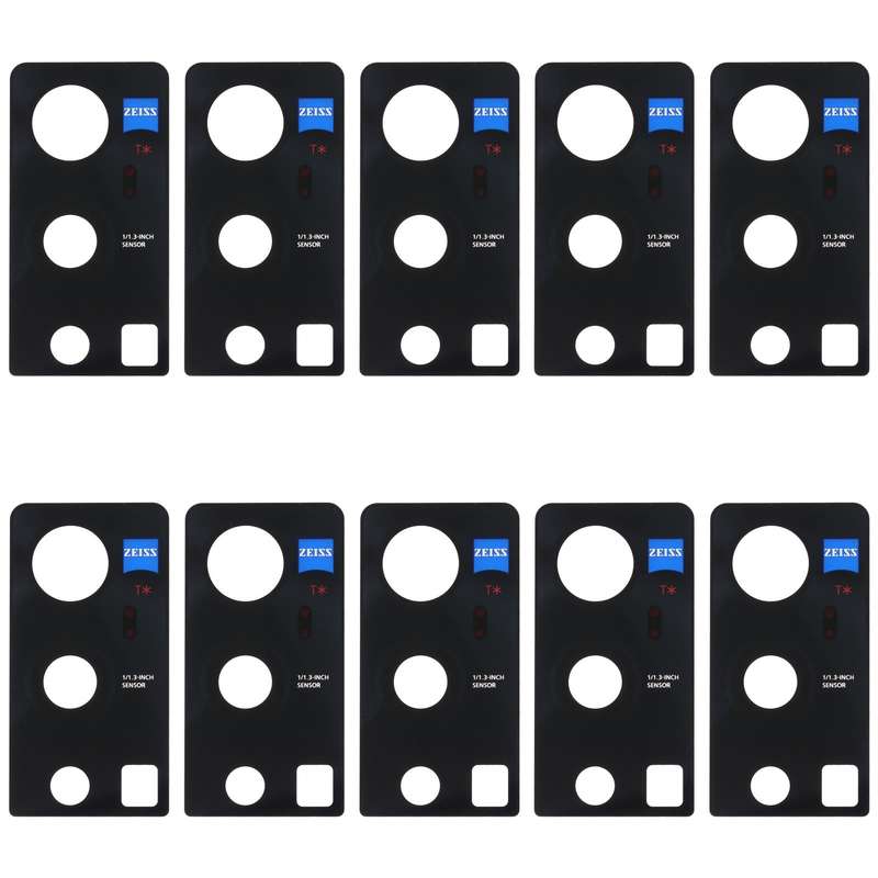 For Vivo X60 Pro+ V2056A 10pcs Back Camera Lens