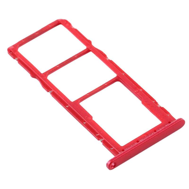 SIM Card Tray + SIM Card Tray + Micro SD Card Tray for Huawei Y6s (2019) (Red)