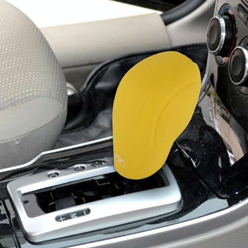 Rubber Car Hand Brake Head Cover Shift Knob Gear Stick Cushion Cover Car Accessory Interior Decor...