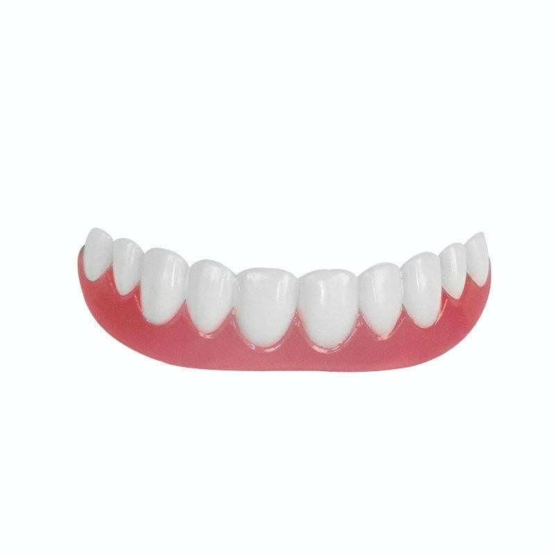 Silicone Whitening Simulation Braces Comfort Fit Flex Curved Teeth Dentures Beauty Tools, Length:...