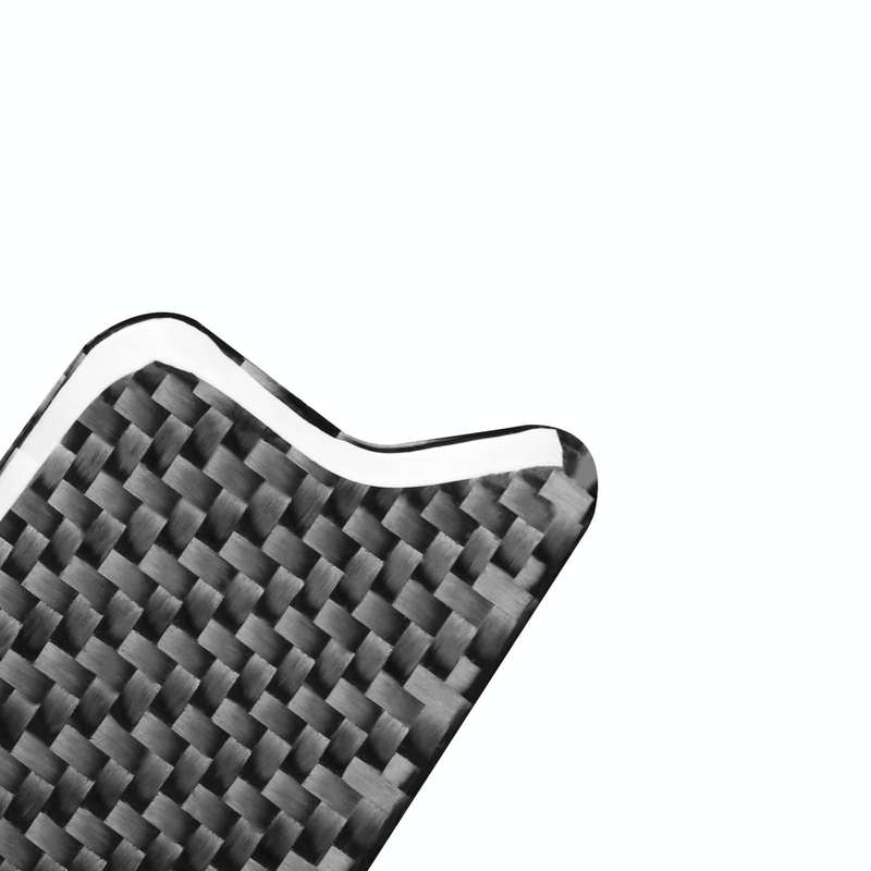 4 PCS / Set Carbon Fiber Car Inner Door Bowl Decorative Sticker for Audi Q3 2013-2018,Left and Ri...