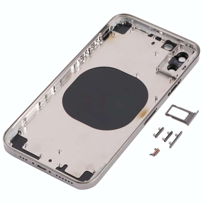 Back Housing Cover with Appearance Imitation of iP13 Pro for iPhone X(Black)